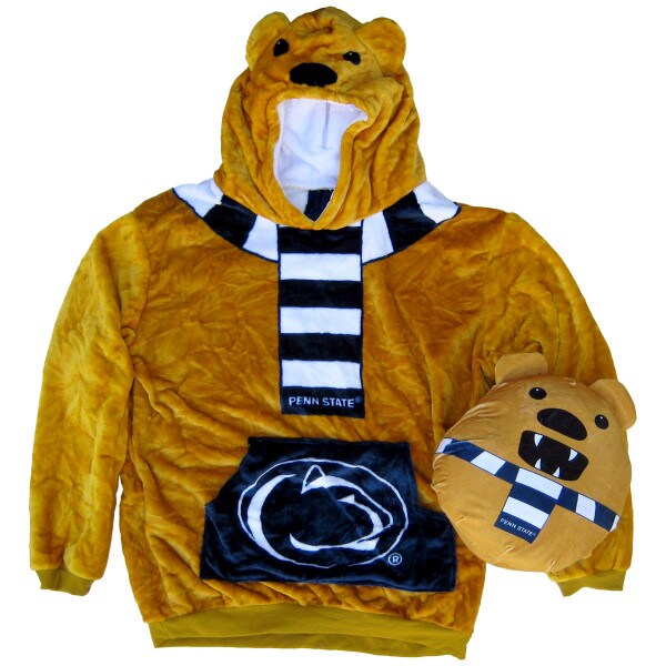 Adult Penn State Nittany Lion Snugible 2-in-1 Blanket Hoodie & Pillow